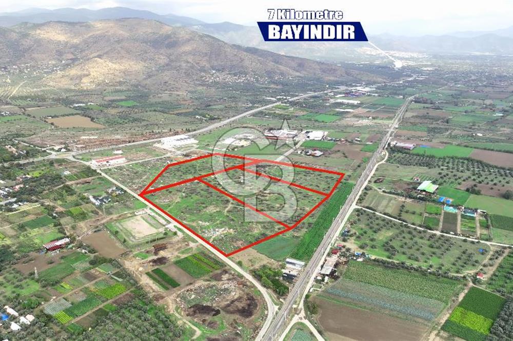 Bayındır' da Sanayi İmarlı Yatırıma Uygun Satılık Arsa CB-PH