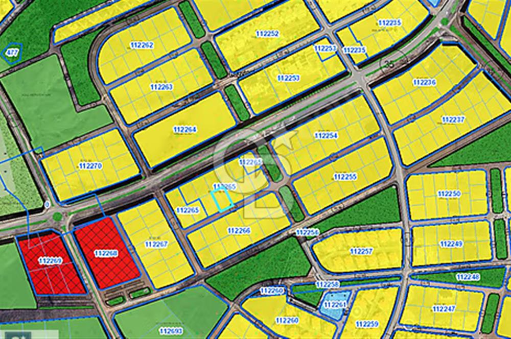 KIZILCAŞAR DA E:0,30 VİLLA PARSELİ 1065 METRE KARE