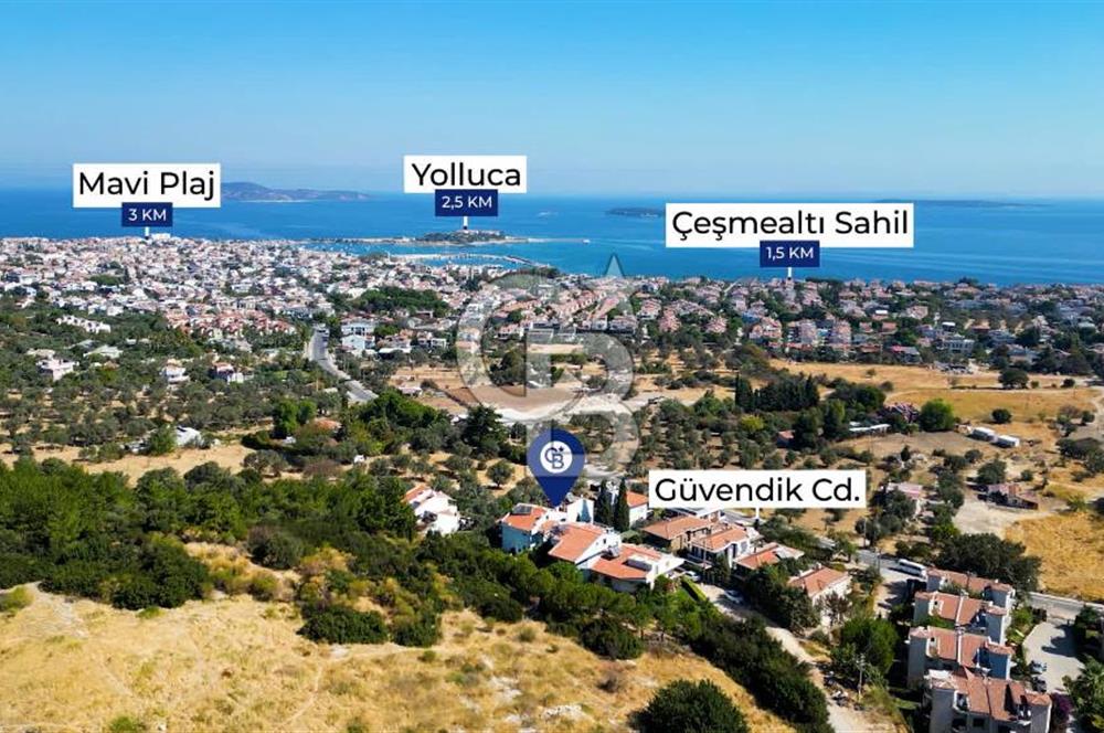 Urla Çeşmealtın’da Satılık Müstakil Havuzlu Villa 