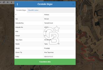 Sincan Temelli Ücret Mevkinde İmara Yakın Tek Tapu Tarla - 1 - 312918