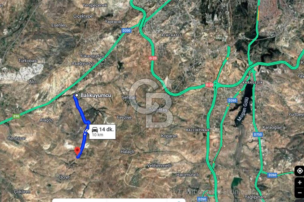 Sincan Temelli Ücret Mevkinde İmara Yakın Tek Tapu Tarla