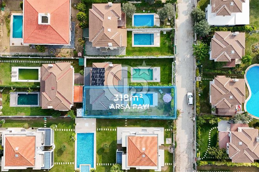 ALAÇATI GÖBENE SATILIK 3+1 MÜSTAKİL HAVUZLU VİLLA