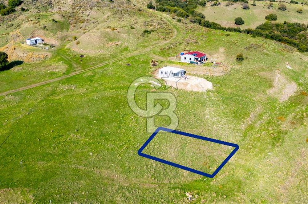 Çandarlı Koru Mevkii'nde Satılık Deniz Manzaralı 357 m2 Arsa
