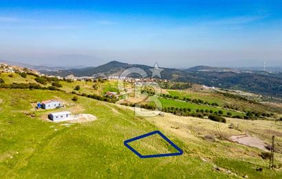 Çandarlı Koru Mevkii'nde Satılık Deniz Manzaralı 357 m2 Arsa