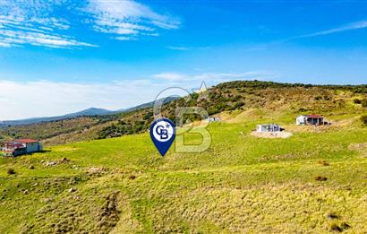 Çandarlı Koru Mevkii'nde Satılık Deniz Manzaralı 357 m2 Arsa