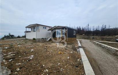Seferihisar Satılık 2+1 Prefabrik Ev ve Arsası Deniz Manzaralı