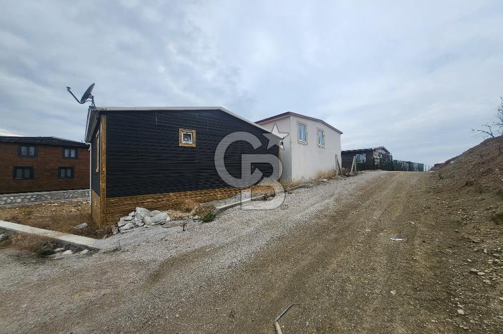 Seferihisar Satılık 2+1 Prefabrik Ev ve Arsası Deniz Manzaralı