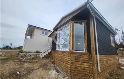 Seferihisar Satılık 2+1 Prefabrik Ev ve Arsası Deniz Manzaralı