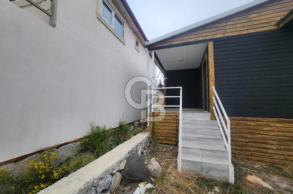 Seferihisar Satılık 2+1 Prefabrik Ev ve Arsası Deniz Manzaralı