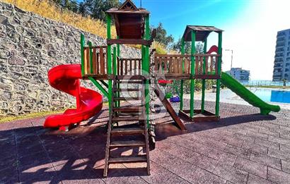 Parkyaşam Santorini Deniz ve Havuz Manzaralı 1+1 Kiralık Daire