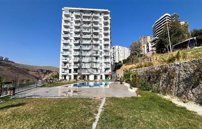 Parkyaşam Santorini Deniz ve Havuz Manzaralı 1+1 Kiralık Daire