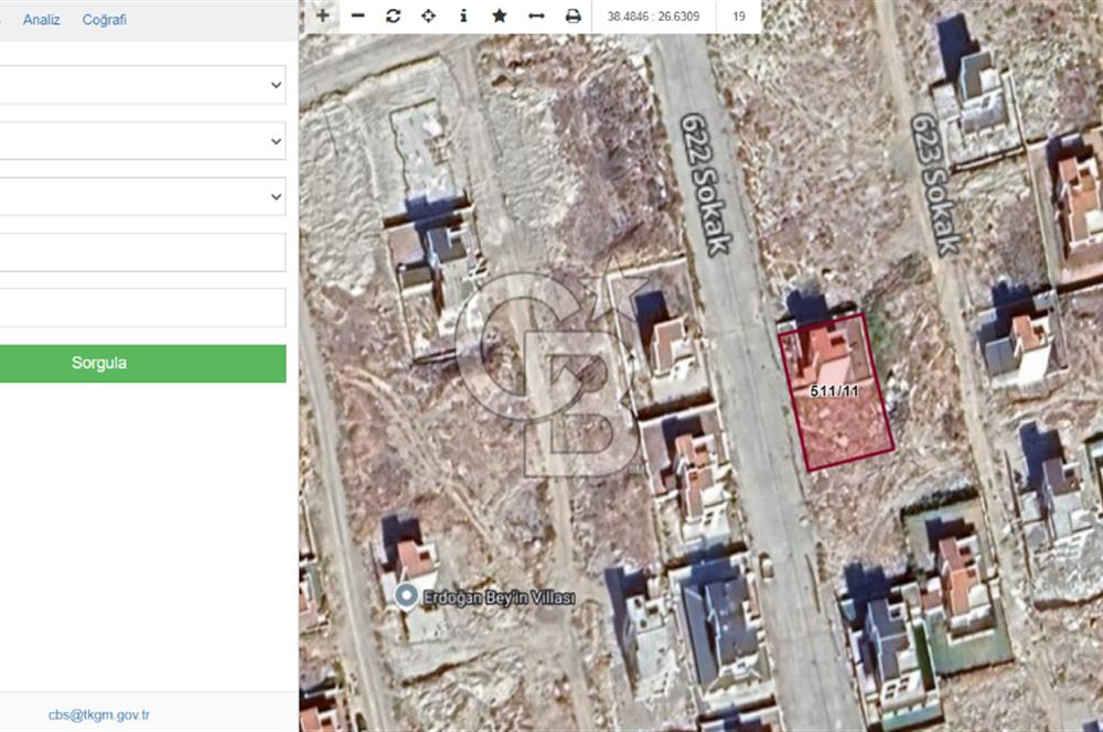 MORDOĞAN KAMUKENT'TE SATILIK VİLLA ARSASI