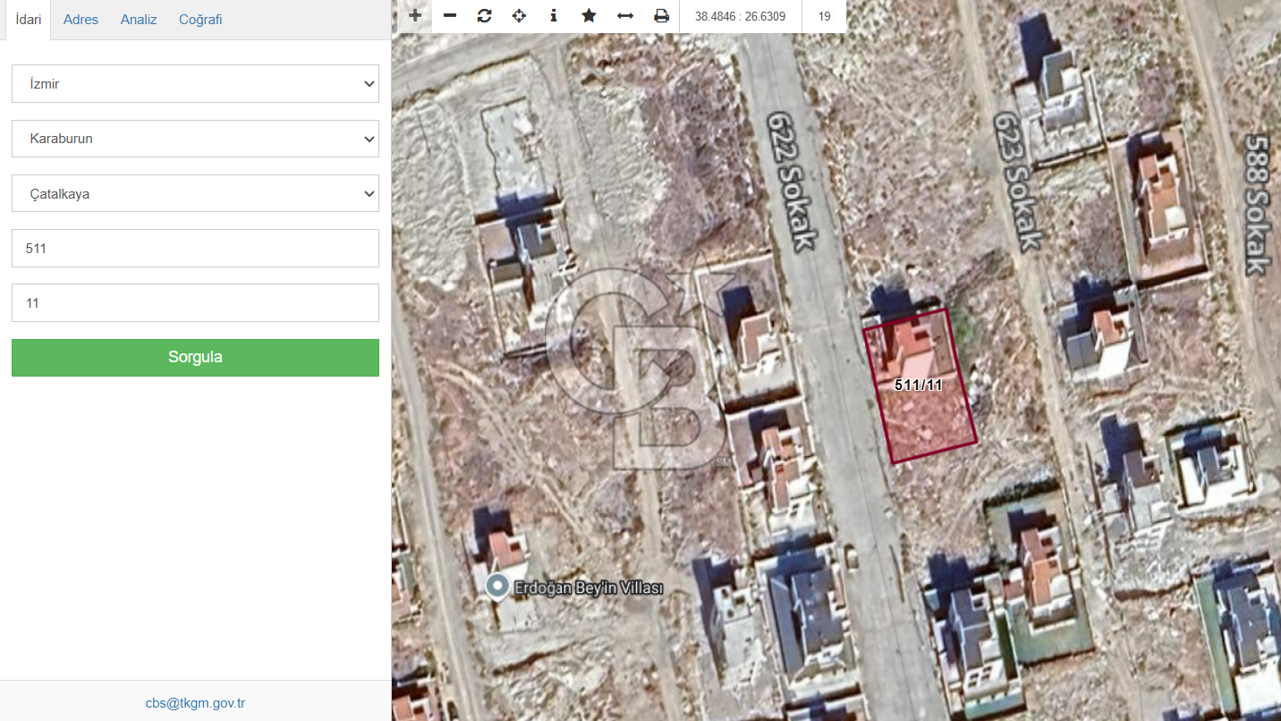 MORDOĞAN KAMUKENT'TE SATILIK VİLLA ARSASI