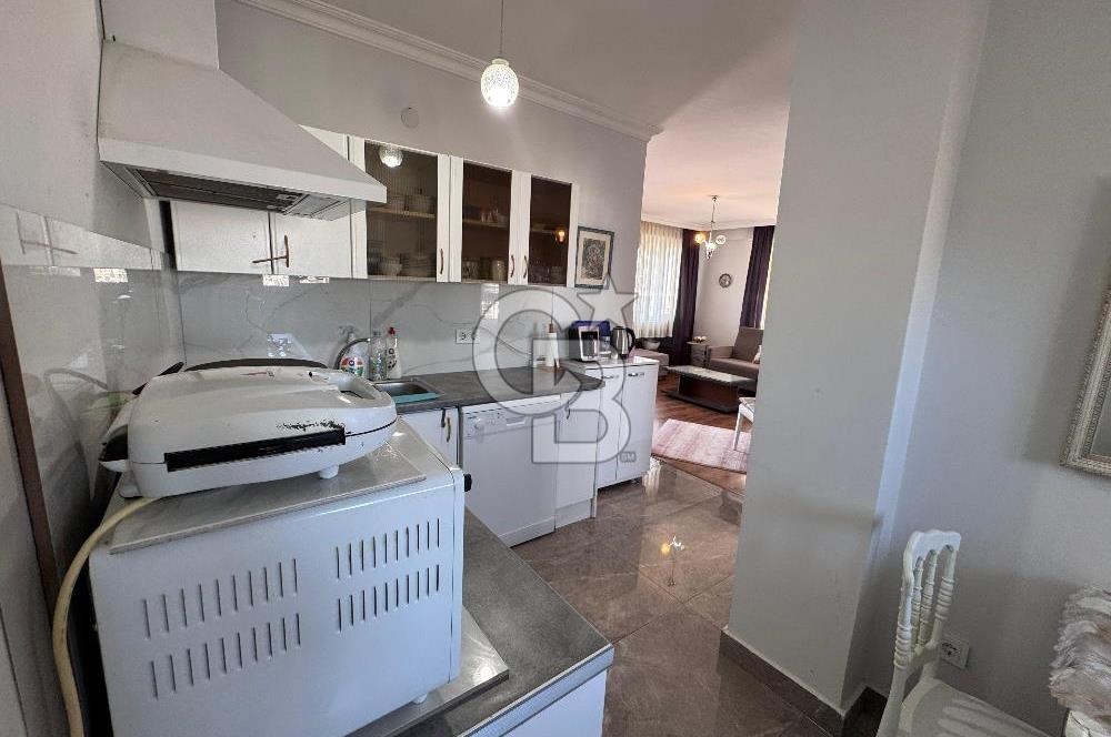 Lara Fener Mahallesinde Deniz Manzaralı Eşyalı 1+1 Daire