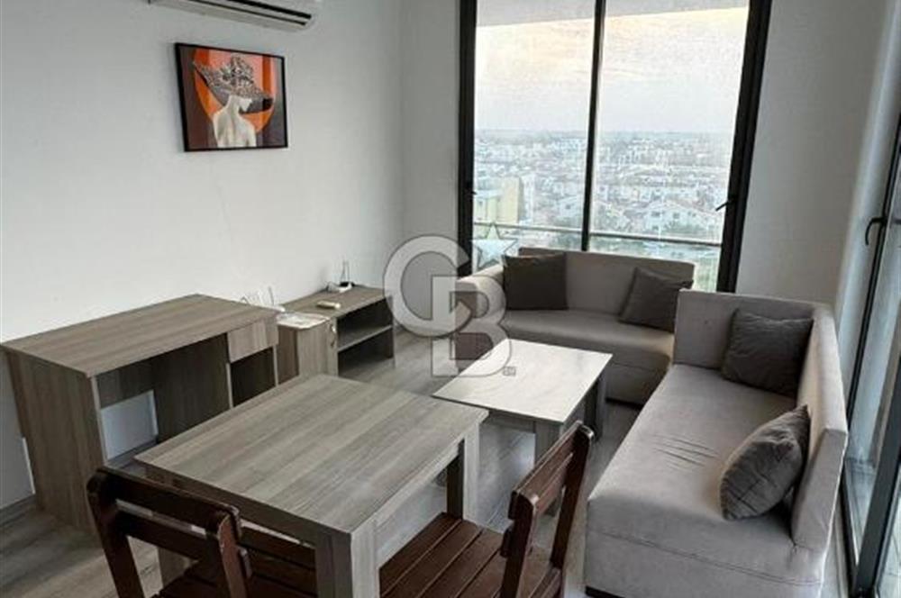 KKTC Gazimağusa'da Uptown Park'da Deniz Manzaralı 1+1 