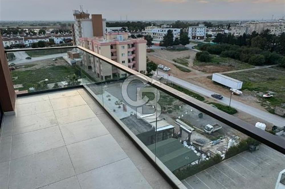 KKTC Gazimağusa'da Uptown Park'da Deniz Manzaralı 1+1 
