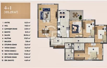 ETLİK ADRES ANKARA EVLERİ 4+1 SATILIK DAİRE