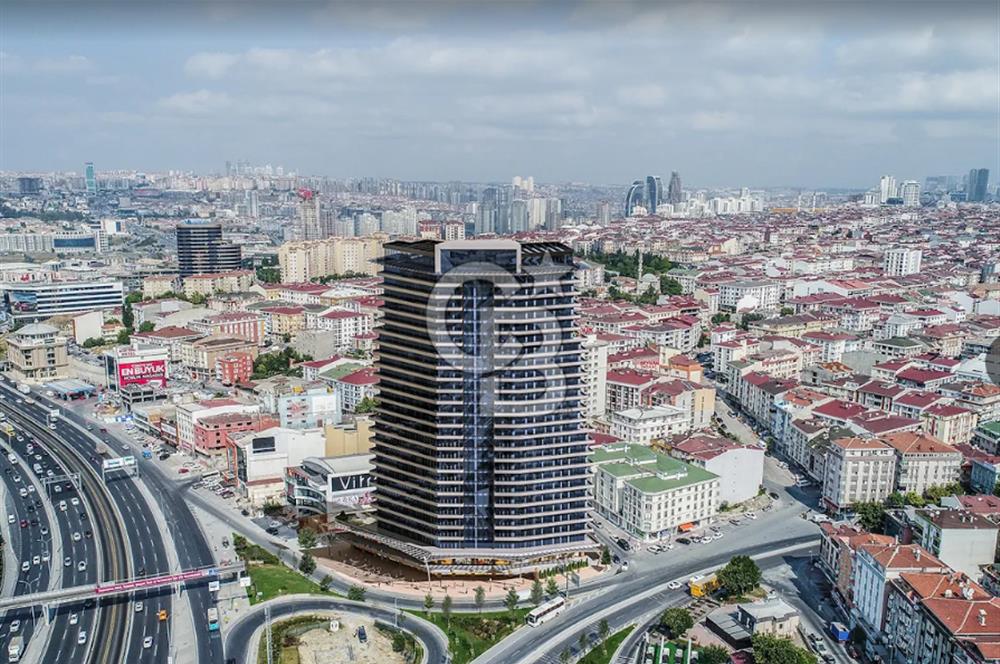 Empire İstanbul'da e 5 üzeri eşyalı 1+1 Daire