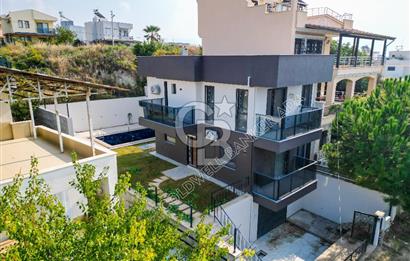 KUŞADASI SOĞUCAK TA SATILIK SIFIR 4+1 ÖZEL HAVUZLU TRİPLEX VİLLA