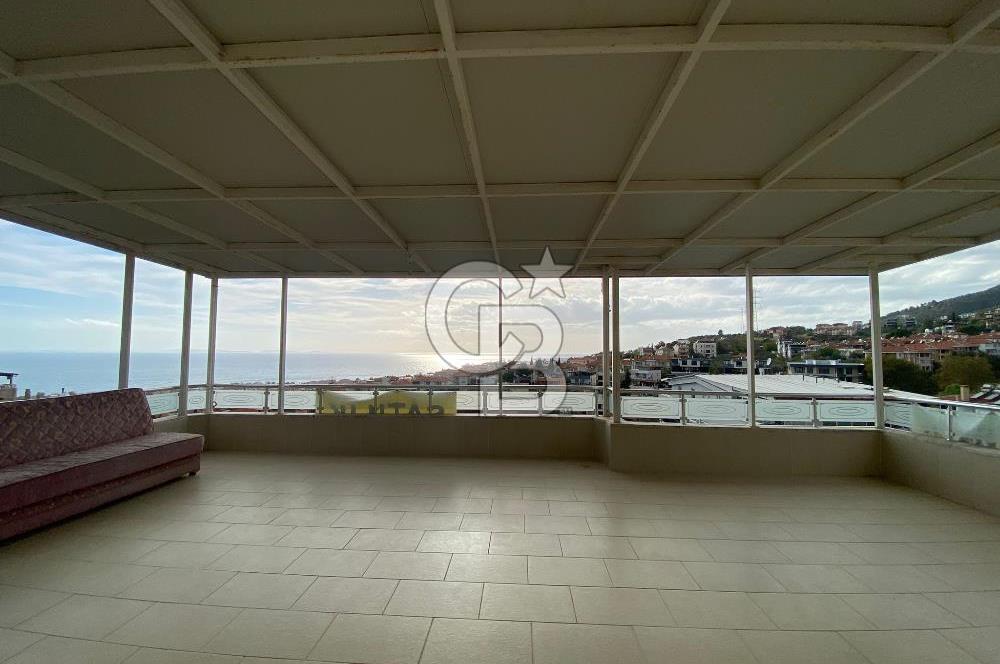 CB KiNG DEN ALTINOLUKDA DENİZ MANZARALI SATILIK TERAS KAT DAİRE