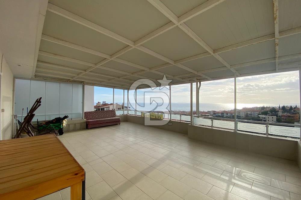 CB KiNG DEN ALTINOLUKDA DENİZ MANZARALI SATILIK TERAS KAT DAİRE