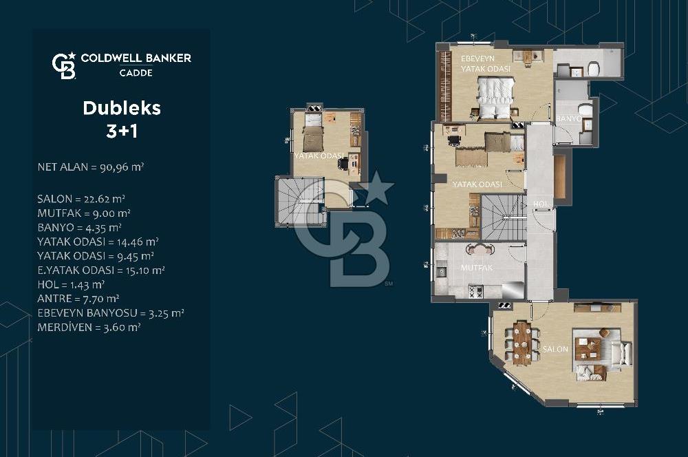 GÖZTEPE MARMARAYDA SATILIK 3+1 DUBLEKS DAİRE