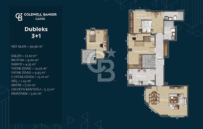 GÖZTEPE MARMARAYDA SATILIK 3+1 DUBLEKS DAİRE