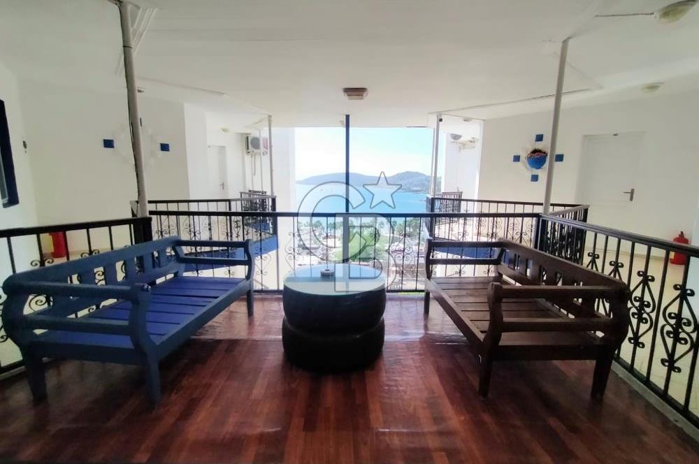 BODRUM GÜMBET'TE KESİNTİSİZ FULL DENİZ MANZARALI SATILIK OTEL