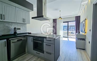 KUŞADASI KUŞTUR MAHALLESİNDE DENİZE YÜRÜME MESAFESİNDE 1+1 RESİDENCE 