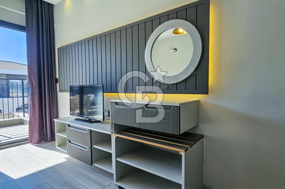 KUŞADASI KUŞTUR MAHALLESİNDE DENİZE YÜRÜME MESAFESİNDE 1+1 RESİDENCE 