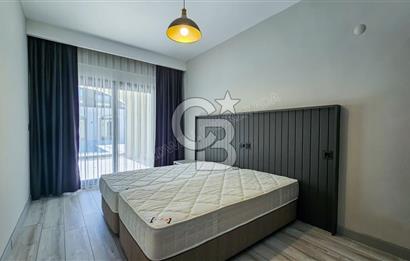 KUŞADASI KUŞTUR MAH. GENİŞ BAHÇE PAYI OLAN EŞYALI 1+1 RESİDENCE 