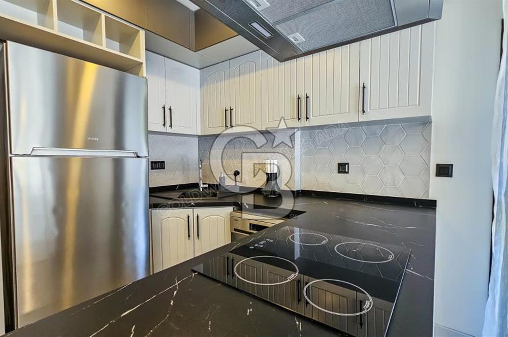 KUŞADASI KUŞTUR MAH. GENİŞ BAHÇE PAYI OLAN EŞYALI 1+1 RESİDENCE 