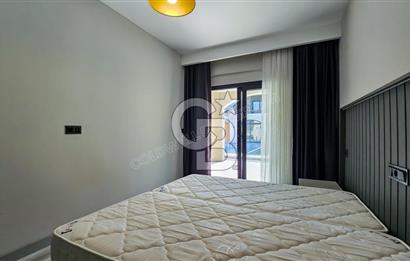 KUŞADASI KUŞTUR MAH. GENİŞ BAHÇE PAYI OLAN EŞYALI 1+1 RESİDENCE 