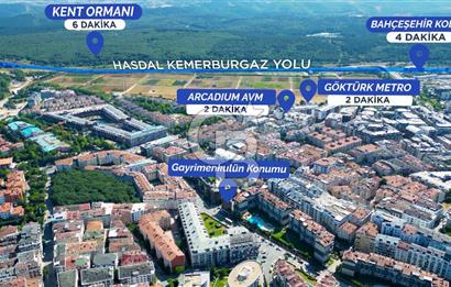 Göktürkte Marka Değeri Yüksek Prestijli Bina Kiralama Fırsatı