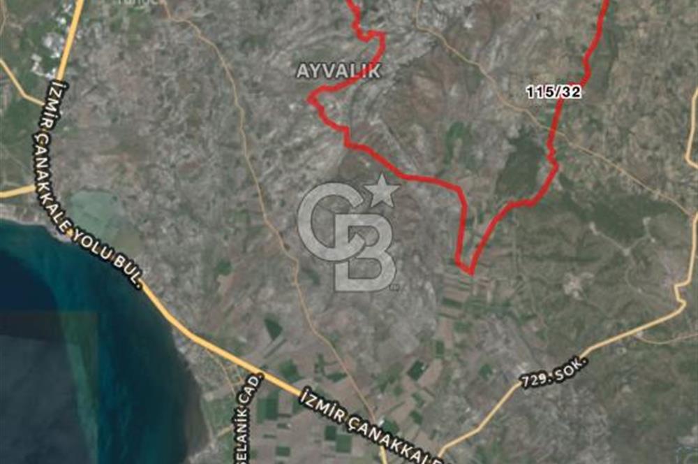 Balıkesir Ayvalık’ta 12.606m2 Satılık Tarla