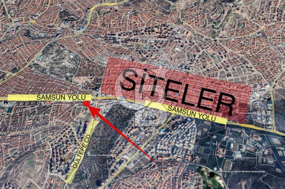 SAMSUN YOLU SİTELER KARŞISI 391 M2 KÖŞE PARSEL