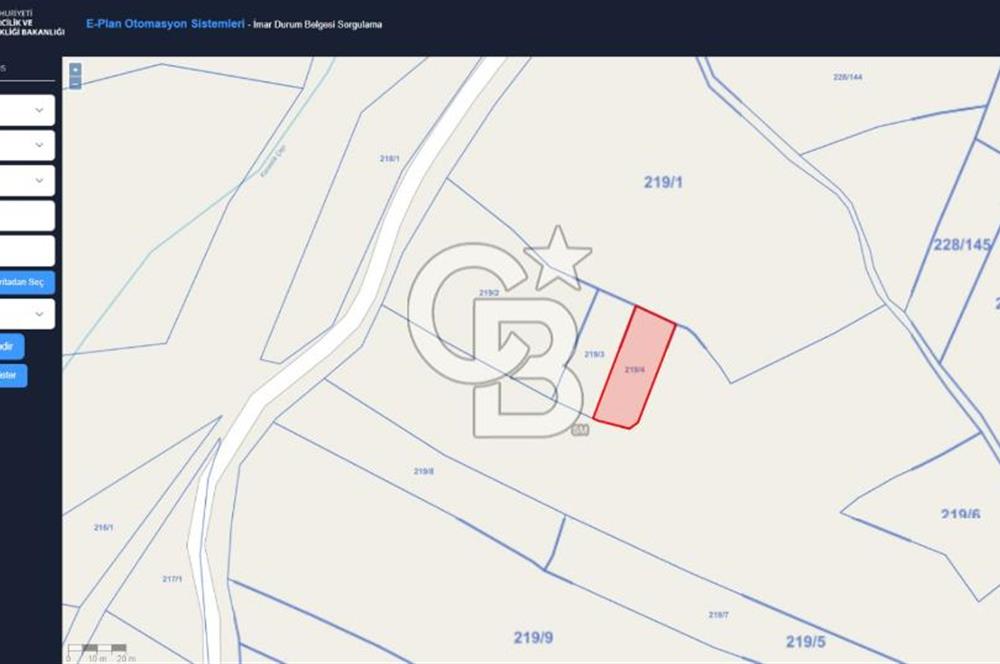 ÇANAKKALE ADATEPE KÖYÜ’NDE BOĞAZ MANZARALI SATILIK TARLA