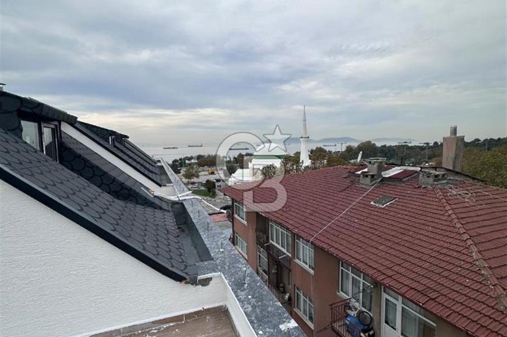 CB Fly'dan Pendikte Çift Terasıda Deniz Manzaralı Dubleks Daire!