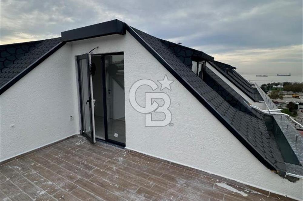 CB Fly'dan Pendikte Çift Terasıda Deniz Manzaralı Dubleks Daire!