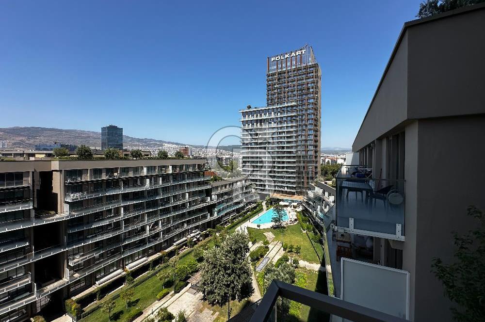 Folkart Incityde Satılık Büyük Balkonlu Havuz Körfez Cepheli 1+1