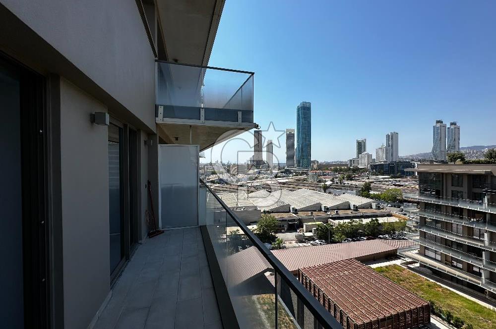 Folkart Incityde Satılık Büyük Balkonlu Havuz Körfez Cepheli 1+1