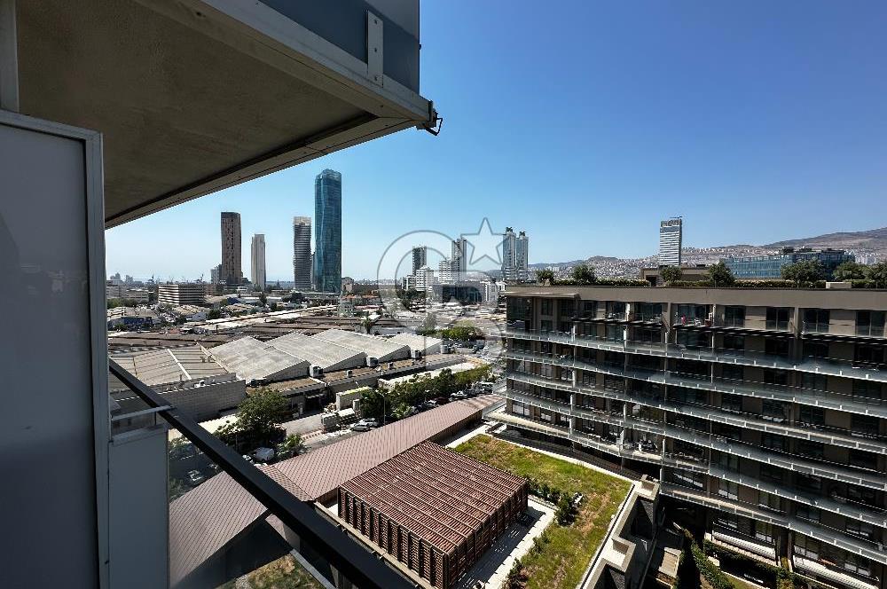 Folkart Incityde Satılık Büyük Balkonlu Havuz Körfez Cepheli 1+1