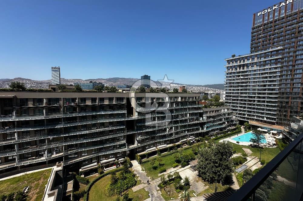 Folkart Incityde Satılık Büyük Balkonlu Havuz Körfez Cepheli 1+1