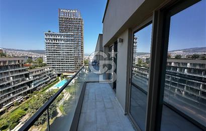Folkart Incityde Satılık Büyük Balkonlu Havuz Körfez Cepheli 1+1