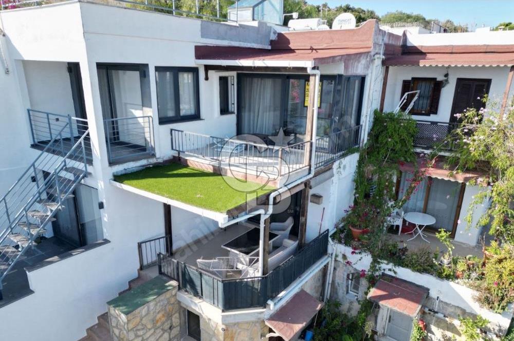 Bodrum Bitez Asarlık Mevkiinde Satılık 4+1 Deniz Manzaralı