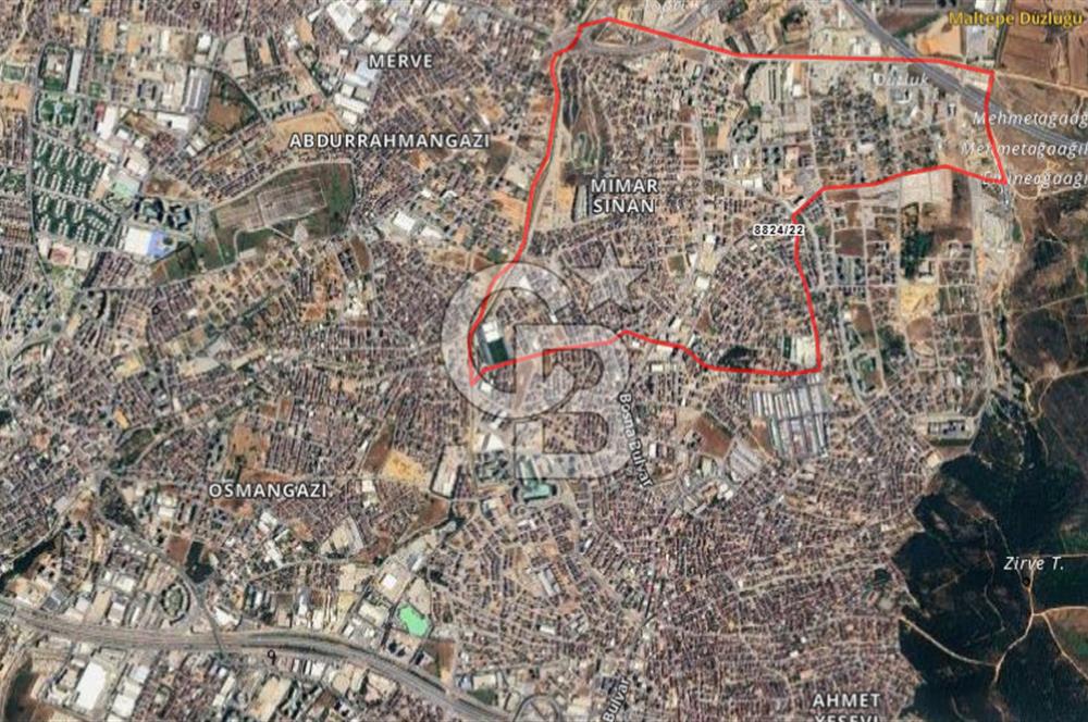 CB'DAN SULTANBEYLİ MİMAR SİNAN, 300M2 MÜSTAKİL İMARLI KONUT ARSA