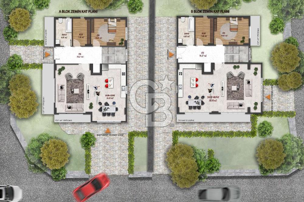 CB ELEGANCE' DEN SATILIK TRIPLEX VİLLA