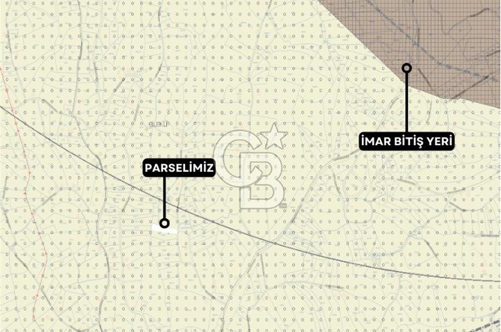 ÇİLEKLİ' DE 1517m² YENİ YOLA YAKIN FIRSAT SATILIK ARSA