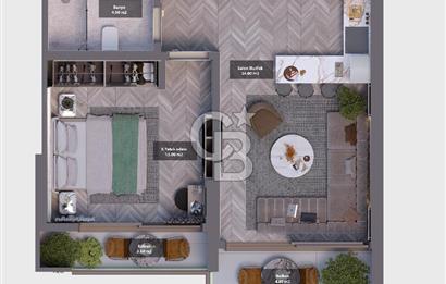 MERSİN MEZİTLİ TECEDE MARKA PROJEDE SATILIK LÜX 1+1 DAİRE