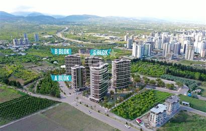 MERSİN MEZİTLİ TECEDE MARKA PROJEDE SATILIK LÜX 1+1 DAİRE